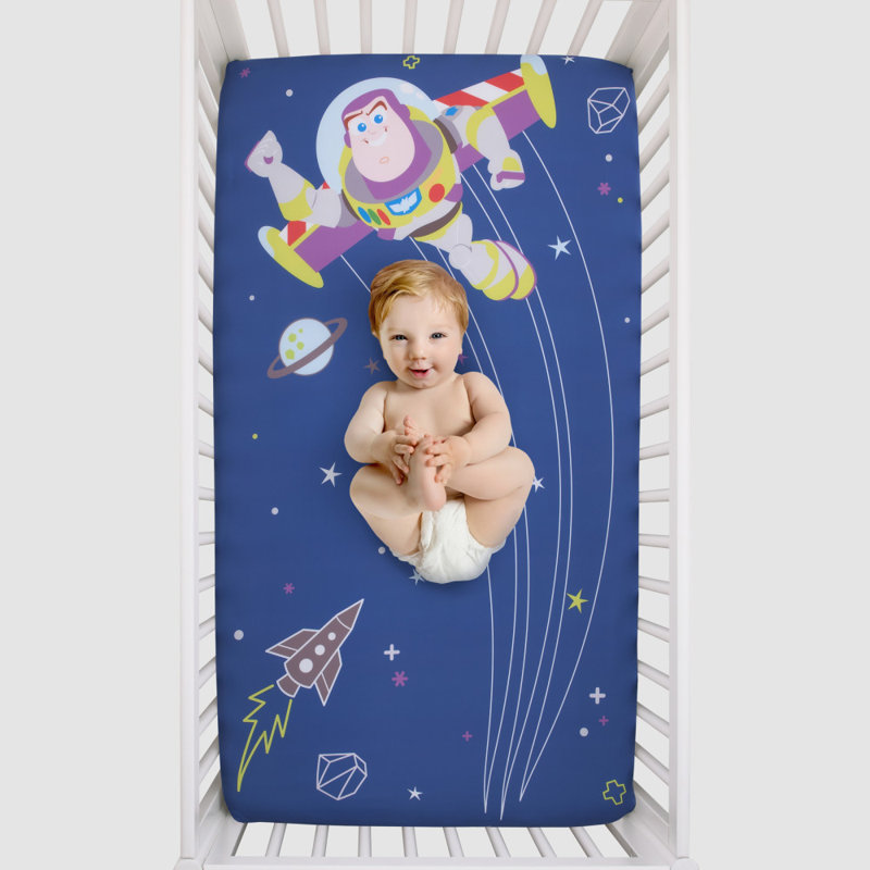 Disney NoJo Disney Toy Story Buzz Lightyear Fitted Crib Sheet & Reviews ...